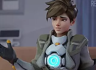 Tracer engages in intense action with Redmoa in this animated scene