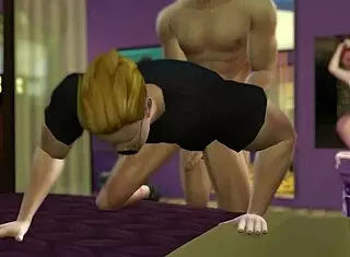 Johnny Bravo fucks his clone 😏