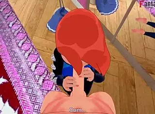 gwen tennyson fucks in front of mirror pov fantasy!