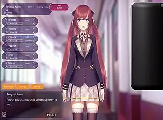 I trained the bitch in this hentai game.