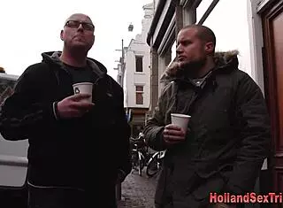 European Woman In A Suggestive Encounter