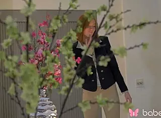 Solo Blonde Hottie Molly Manson Masturbates Excitingly at Home