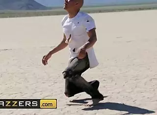 Oiled Blonde Nicole Aniston Fucks Hard Outdoors