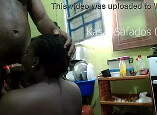 Sucking In The Kitchen Scene