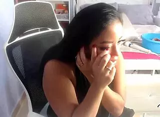 maxine x fucks herself with huge dildo solo