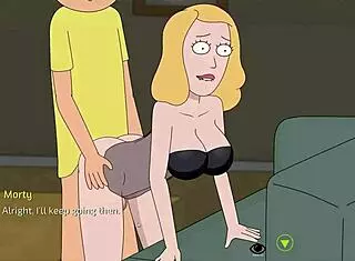 Rick and Morty AI Speech in Animated Home Adventure