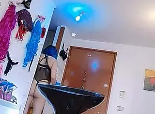 Pepina goes for anal with a huge cucumber, no complaints! 😲