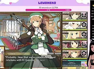 Vtuber Lewdneko Plays Evenicle Part 16 with Moaning Creampie Scenes