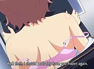 Hentai threesome with doggystyle in school