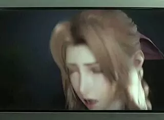 Aerith and Cloud engage in passionate sex in this hentai anime.
