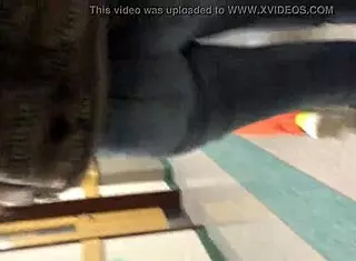 Hidden candid voyeur ass video