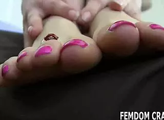 My sexy size 10 feet need a good tongue cleaning