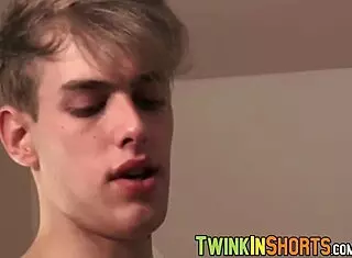 cute twinks sucking big cocks after oiled massage