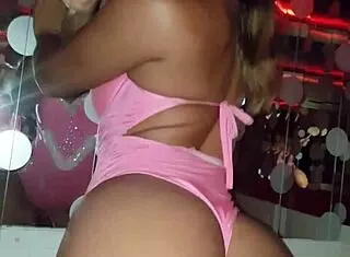 Briana Moon's Outdoor Shower Striptease Turns Into Anal Cosplay