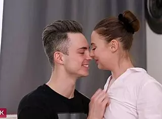 Slim4k: curvy teen tempted into spontaneous anal sex with bf