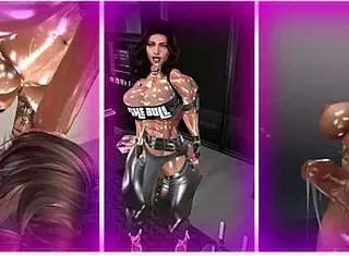 Horny Halloween Tranny in Birthday Suit 2023