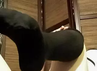 Stocking Fetish Solo Fun!