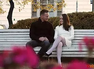 First date anal in stockings with Alice Koks teen 18+