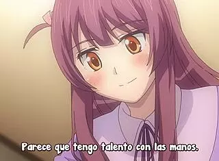 in nobunaga-sensei no osanazuma 12, the big tit wife gets sucked.