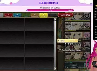 vtuber lewdneko plays evenicle part 18 with huge tits and dating game