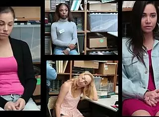 Curvy Teen Thief Gives HARDCORE BLOWJOB at Store