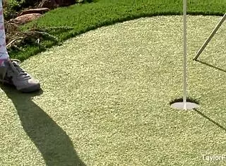 Taylor Vixen Masturbating On The Golf Course