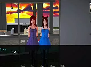 exploring my new family in anime style