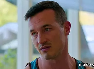 famous podcaster anal fucks his fan on the sofa.