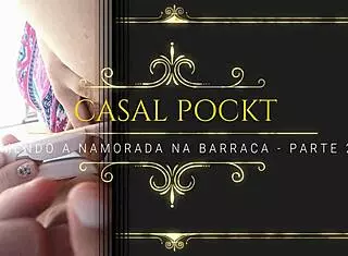 Girlfriend moans on dick in tent