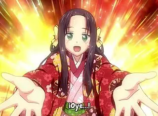 in nobunaga-sensei no osanazuma 12, the big tit wife gets sucked.