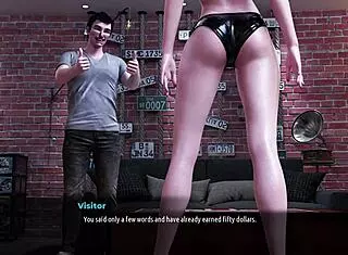 In fashion business 13, monica rubs monster cock in bar, leading to rough anal and squirting.