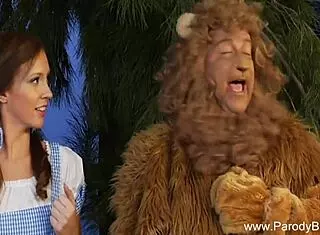 Blonde Couple Enjoys Holiday Parody Sex with Blowjob and Cumshot in Steamy Scene