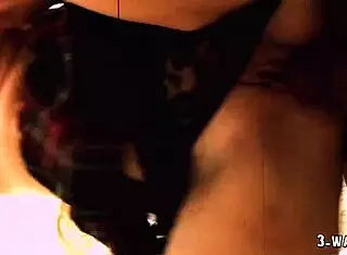 Ebony Godde And Syren Sexton Fiercely Share Massive Cock In Intense Threesome!