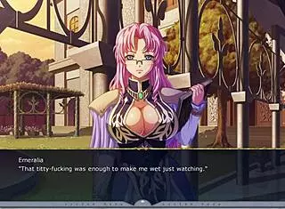 emeralia in kyonyuu fantasy scene