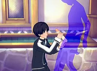 Kirito Gets Handjob In Sword Art Online Yaoi! So Hot!
