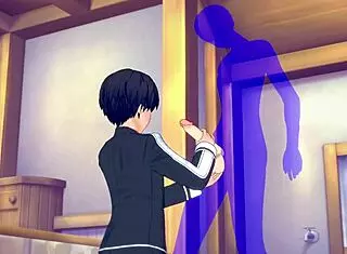 Kirito Gets Handjob In Sword Art Online Yaoi! So Hot!