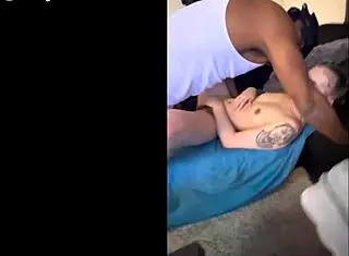 i made a huge mess with that big black cock in missionary and doggystyle