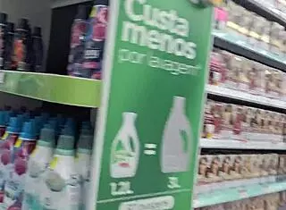 Why is the wife showing off in the market without panties?