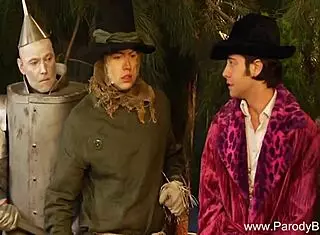 Blonde Couple Enjoys Holiday Parody Sex with Blowjob and Cumshot in Steamy Scene