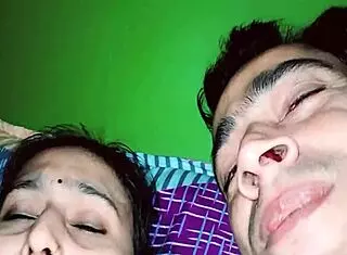 hot romantic mms with licking and handjob