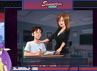 Summertime saga part 12 with teacher cosplay