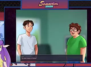 Summertime saga part 12 with teacher cosplay