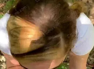 that random jogger is deepthroating me on the hiking trail, pov style