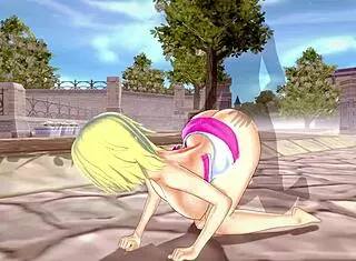 Horny 3D Cartoon Rides Huge Cock With Big Ass And Tits