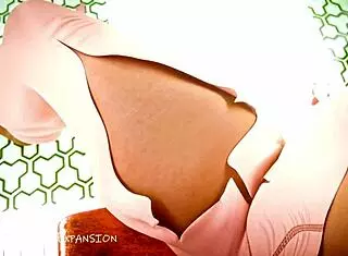 giantess woman grows huge in stunning 3d model hentai animation