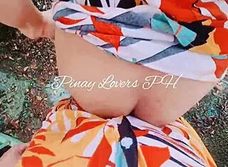 Horny Asian Couple Engages In Risky Public Fucking With Creampie In Amusement Park