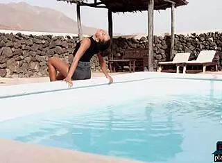 Tiny Tits Ebony Teen Agatha Shows All To Playboy!