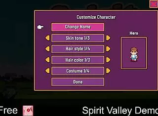 Spirit Valley Hentai Anime Game Demo With Wild Action!