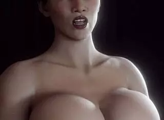 wow, two huge cocks shock this milf in 3d futa threesome animation!