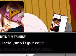 casual toriel animation from undertale gets animated in fun way